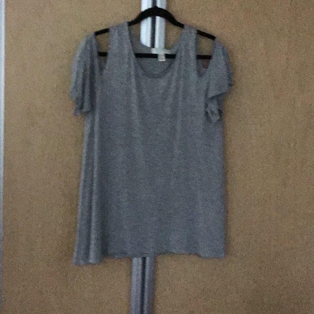 Forever 21 short sleeve cold shoulder tank 2X